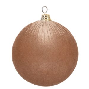 SFERA DI VELLUTO BEIGE 25CM