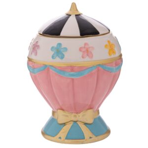 MESCOLATORE PER BISCOTTI A FORMA DI PALLONCINO IN CERAMICA IN COLORI PASTELLO 18X18X27CM