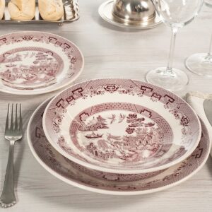 SERVIZIO PIATTI 18PZ STW ENGLISH CHINT/PINK