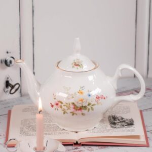 Teiera in porcellana English Rose -Isabelle Rose