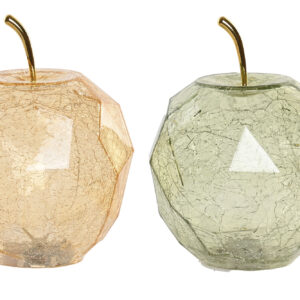 MELA DECORATIVA LUMINOSE CRISTALLO 14X14X19 2 MOD