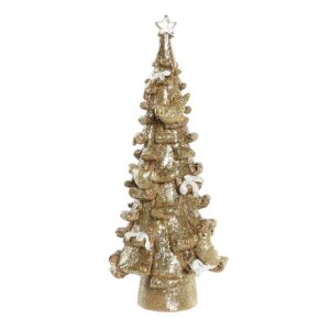 FIGURA RESINA 12,5X12,5X30 ALBERO DORATO