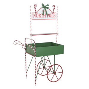 CARRETTINO METALLO 93,5X53,5X166,5 VERDE