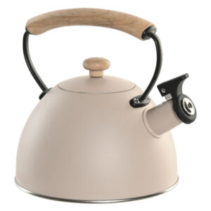 TEIERA INOX RUBBERWOOD 22X19X20,5 2,5L BEIGE