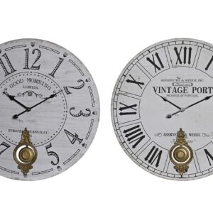 OROLOGIO PARETE MDF METALLO 58X8X58 2 MOD.