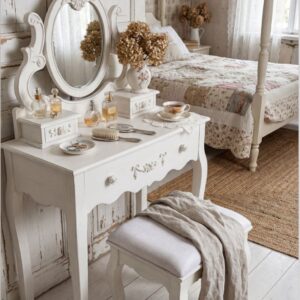 Toilette con sgabello L'arte di nacchi mis. 78X40X130