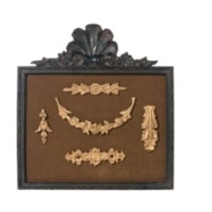 Quadro Decorativo con Fregi l'arte di nacchi 27×28,5cm