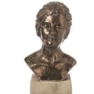 Busto in terracotta mis. cm. 18X17X31  L'arte di nacchi
