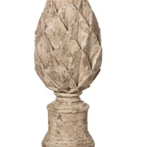 PIGNA DECORATIVA IN RESINA MIS. 18x18x45 L'ARTE DI NACCHI
