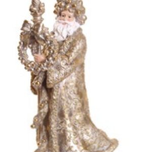 Babbo Natale 16x19x31cm l'arte di nacchi