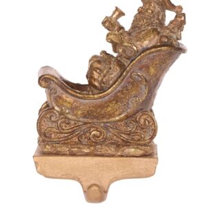 Gancio Babbo Natale l'arte di nacchi 16x9x20cm