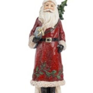 Babbo Natale l'arte di nacchi 15,5x13x32cm