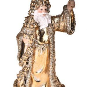 Babbo Natale l'arte di nacchi 16x16x31cm