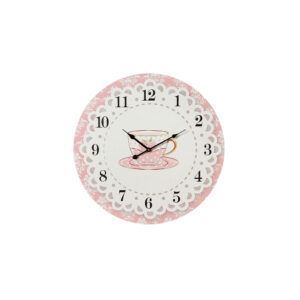 Orologio in mdf 58cm tazzina L'arte di nacchi