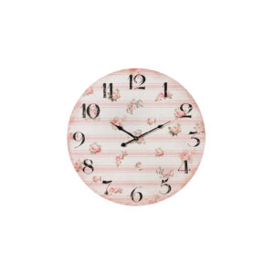 Orologio in mdf roselline 58cm L'arte di nacchi