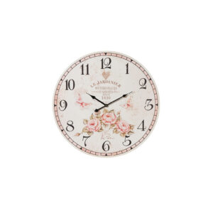 Orologio in mdf rose 58cm L'arte di nacchi