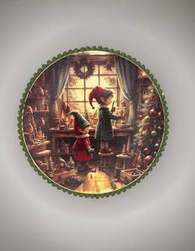 Tamburello Elfi del Cuore 18cm Madame Fioccò