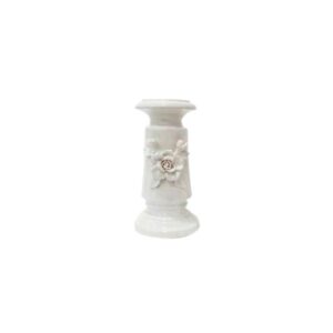 Candelabro con rosa L'arte di Nacchi