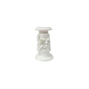 Candelabro con rosa L'arte di Nacchi