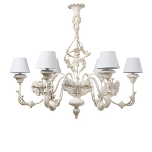 Lampadario fiocchi 6 luci l'arte di nacchi