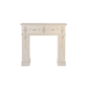 Cornice camino in legno con ornamenti 120x32xH110.5 cm L'arte di Nacchi