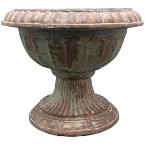Vaso per piante TARO, grigio, MGO, 41x41x34 cm