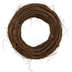 Ghirlanda di salice, naturale, in rattan, 45x45x10 cm